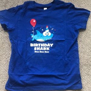 Birthday Boy or Girl Shark Shirt Funny Gift Kids